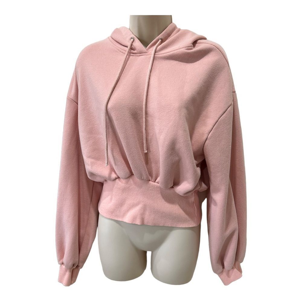 ⭐️ SHEIN - CASUAL LIGHT PINK HOODIE SWEATER - SIZE L ⭐️